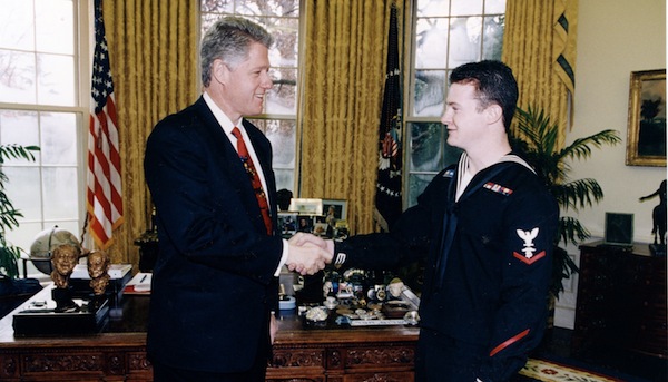 PJ Walsh President United States Bill Clinton Oval Office US Navy